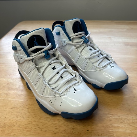 Jordan Other - Nike Air Jordan 6 Rings White Dark Marina Blue | Men's Shoes Size 8.5